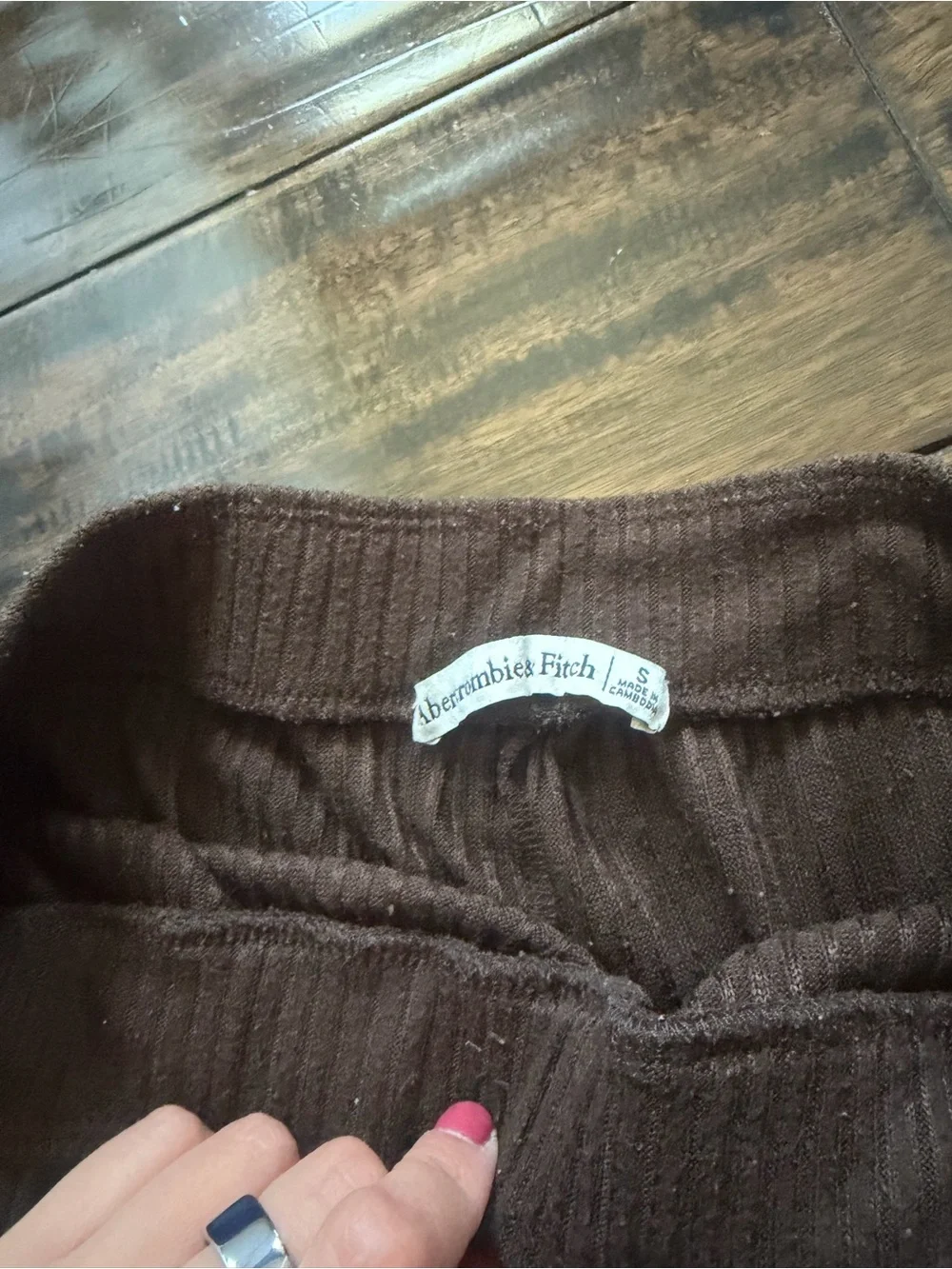 A&F Ribbed Sleep Shorts - Picture 5 of 5